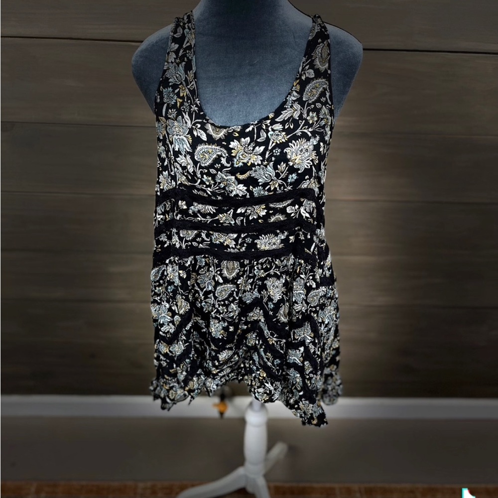 free people floral top